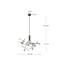 Moto 23 - Light LED Chandelier