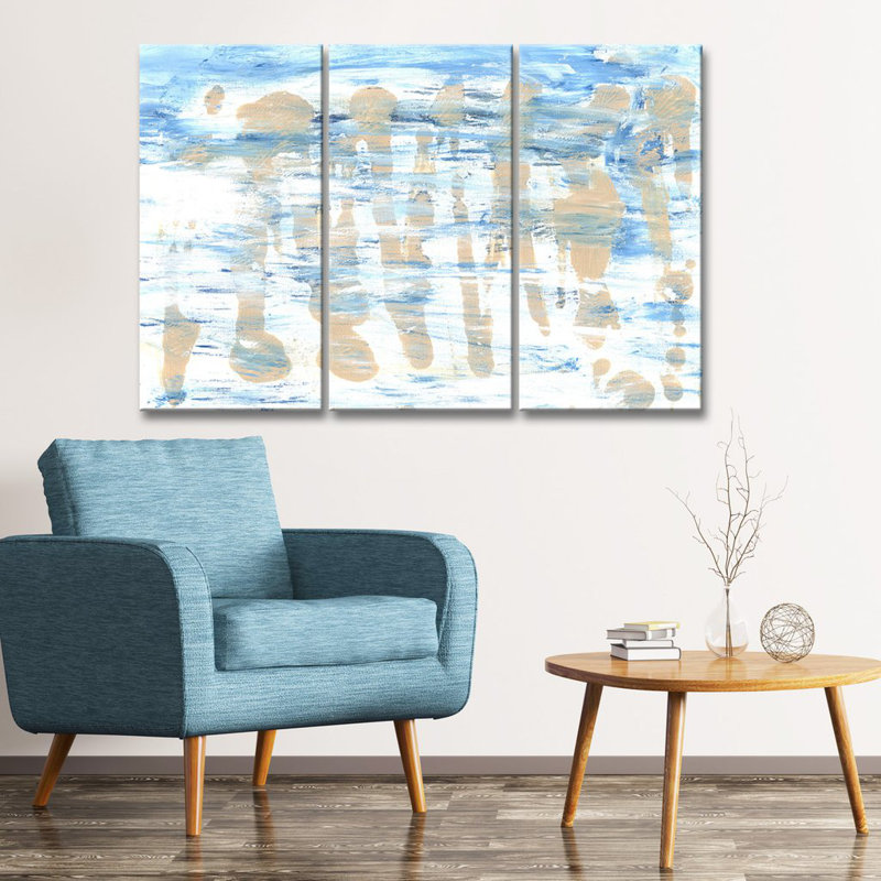 « seaside », impression à multiples images sur toiles 3 pièces, 24 po x 36 po