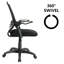 Chaise de travail à dossier moyen