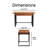 Serta Leighton Writing Desk with Full-Length Storage Drawer