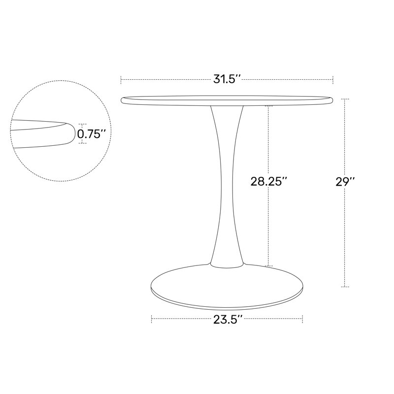 Table de salle à manger d'extérieur en acier, Vert