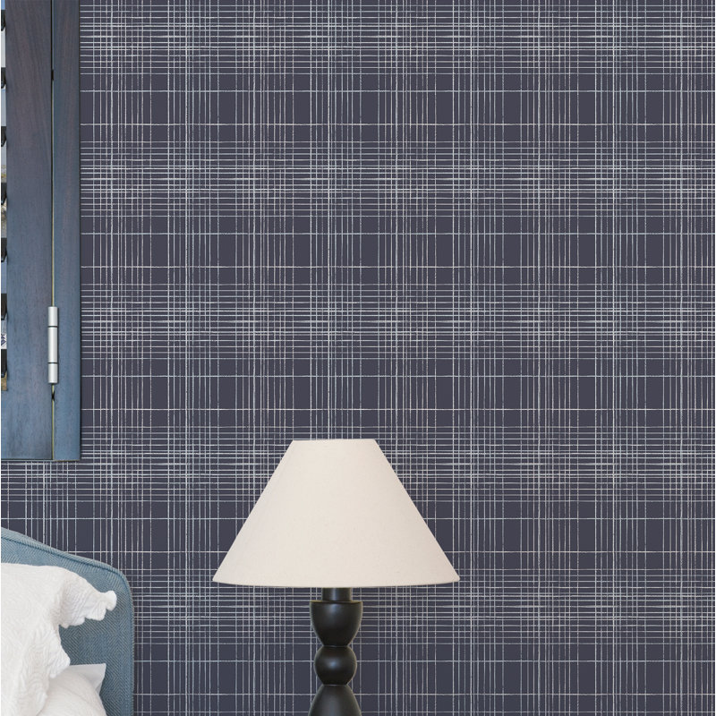 Deck 10m x 53cm Matte Wallpaper Roll, Navy Blue