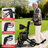 Lightweight Rollator Walker With Seat & Backrest - Foldable Mobility Aid For Seniors, 8" Tires, Adjustable Height, Brake,Storage Bag,300 Lbs Capacity, 4 Wheel Rolling Walkers For Adults