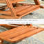 Chaise berçante en rotin véritable