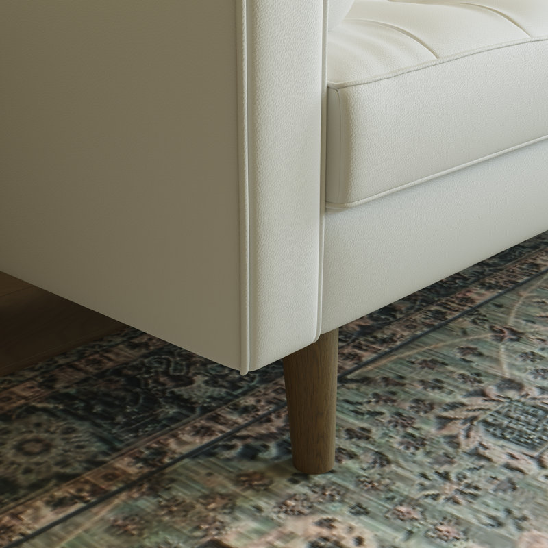Ensemble de salon 3 pièces Statura Mid-Century, Blanc