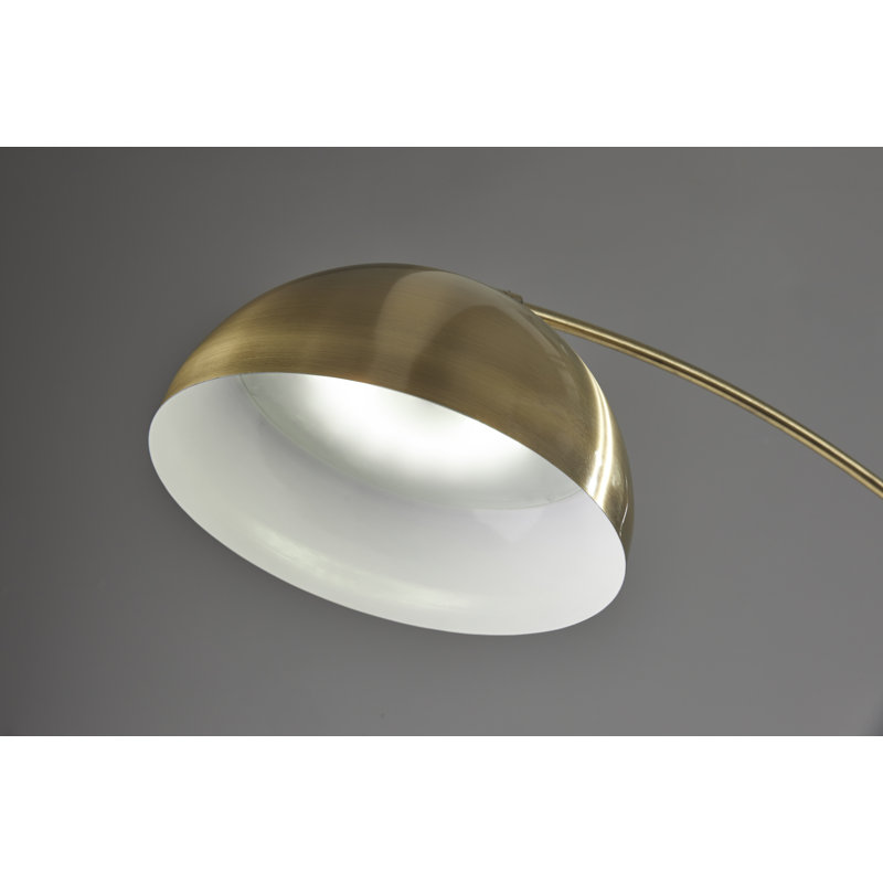 Lampe sur pied arquée à DEL 71,5 po Badlingham