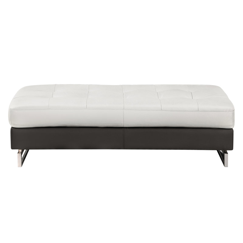 Canapé d'angle extra large en cuir véritable avec pattes en bois massif gris brillant