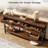 70.8" Console Table with 3 Drawers and Shelves