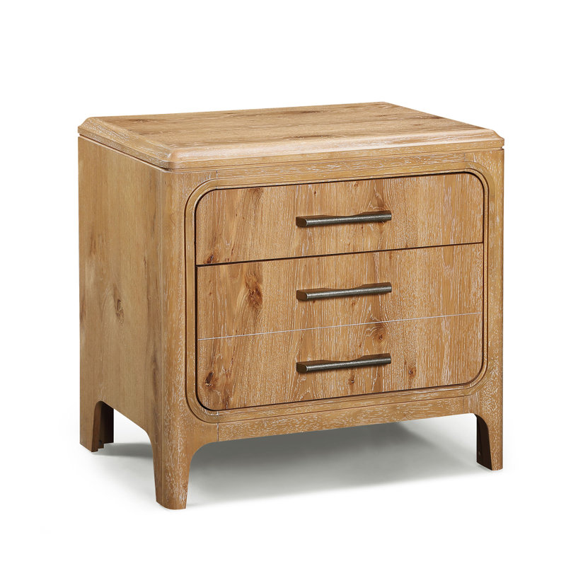 Mobilier de chambre à coucher à 1 tiroir à finition bois 1 pièce 1 pièce (avec table de chevet seulement)