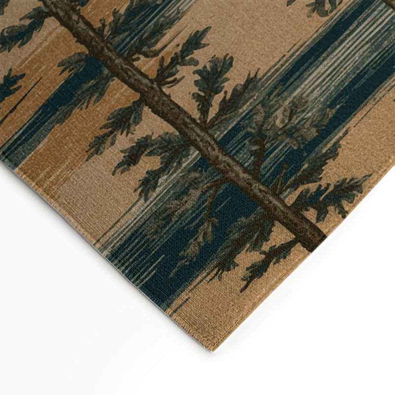 Tapis d'intérieur et d'extérieur brun Nature, Rectangle 5 pi x 7 pi