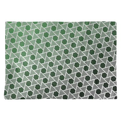 Récapitulatif de coton de 18 po hexagonals triangles