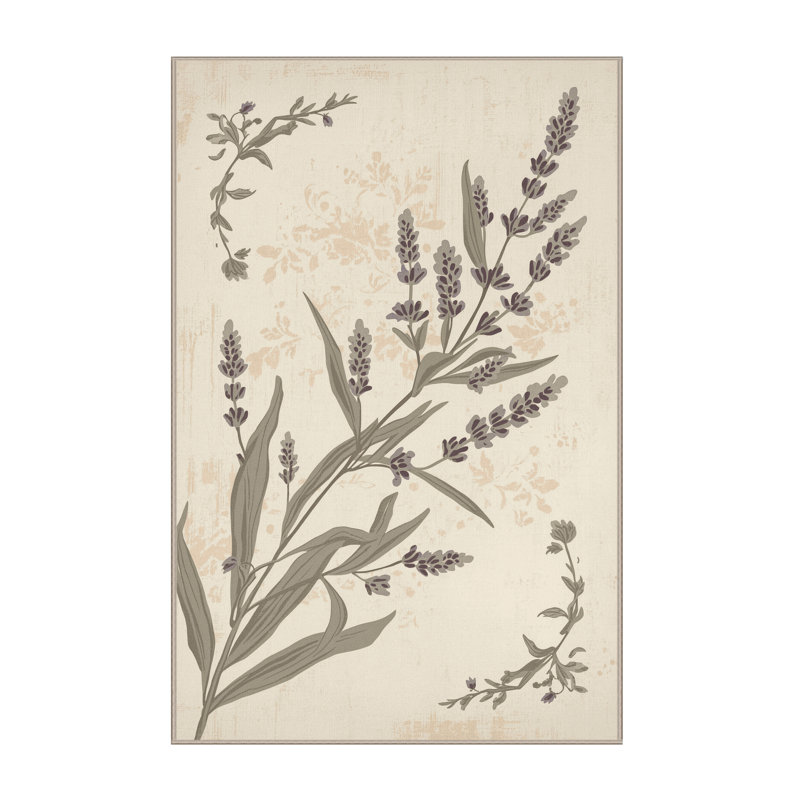 Tapis moelleux moelleux lavande Temaraia, 7 x 9