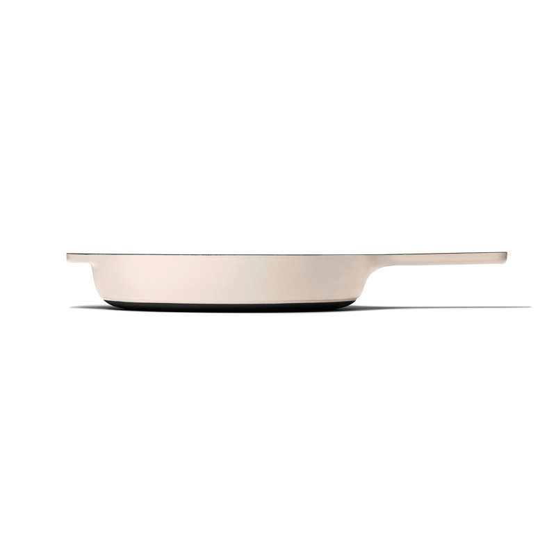Caraway Poêle en fonte émaillée 10,5 po, Crème