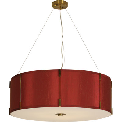 Luminaire suspendu tambour 1 lumière Vanness