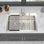Évier de cuisine encastré 30 po avec robinet rétractable et distributeur de savon - Évier de cuisine encastrable 30 x 22 po à cuve simple en acier inoxydable de calibre 16