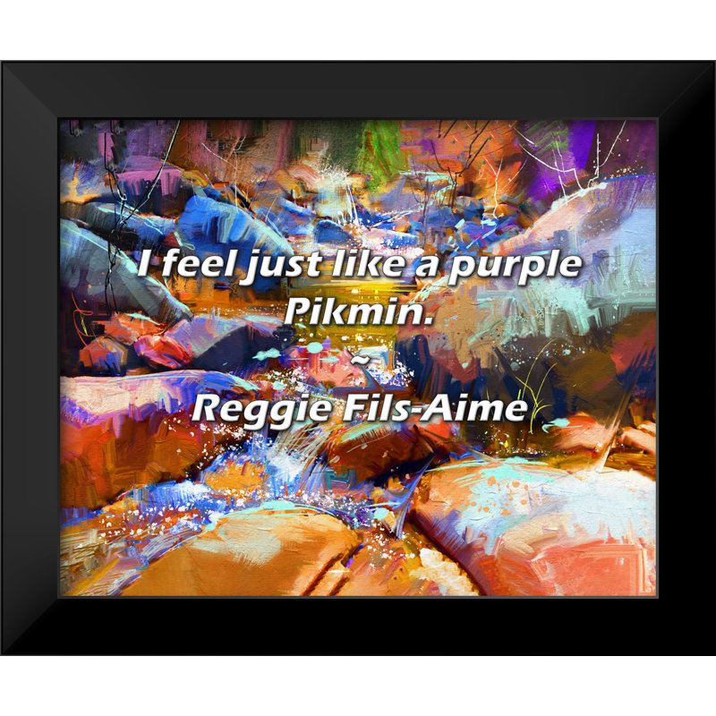Reggie Fils-Aime Quote: I feel just like a purple Pikmin.