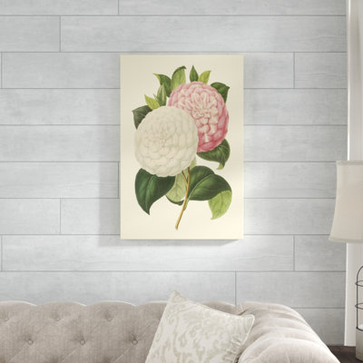 «Camellia Garden IV», peinture sur toile