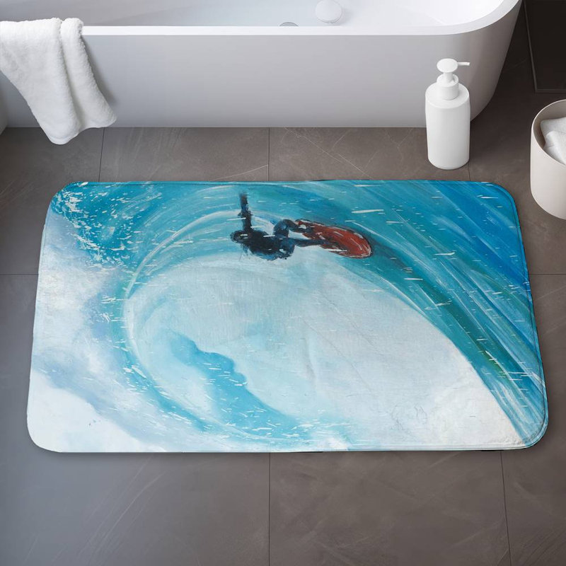 Ferrand Microfiber Non-Slip Bath Mat