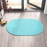 Tapis réversible intérieur / extérieur Jamestown - turquoise