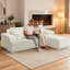 Canapé modulaire de 83,5 po de largeur avec canapé-lit modulaire Comfy-1242137360