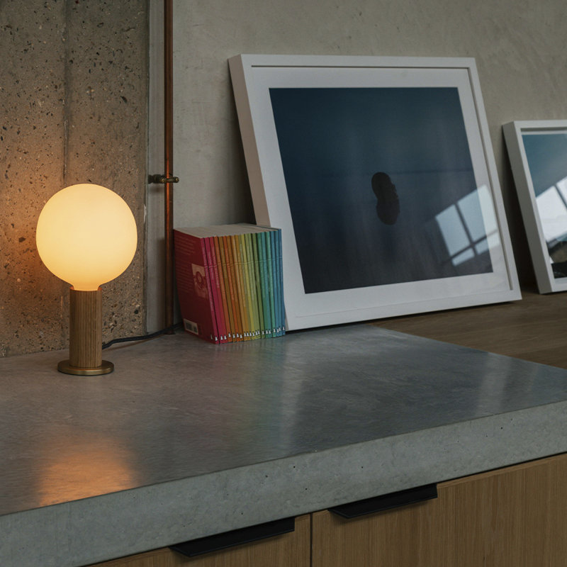 Knuckle Table Lamp, Oak