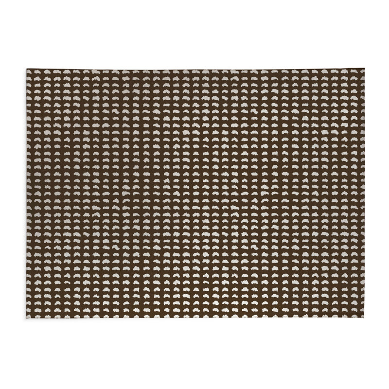 Tapis de cuisine à profil bas Gio, Brun moka, Rectangulaire 2 pi x 3 pi