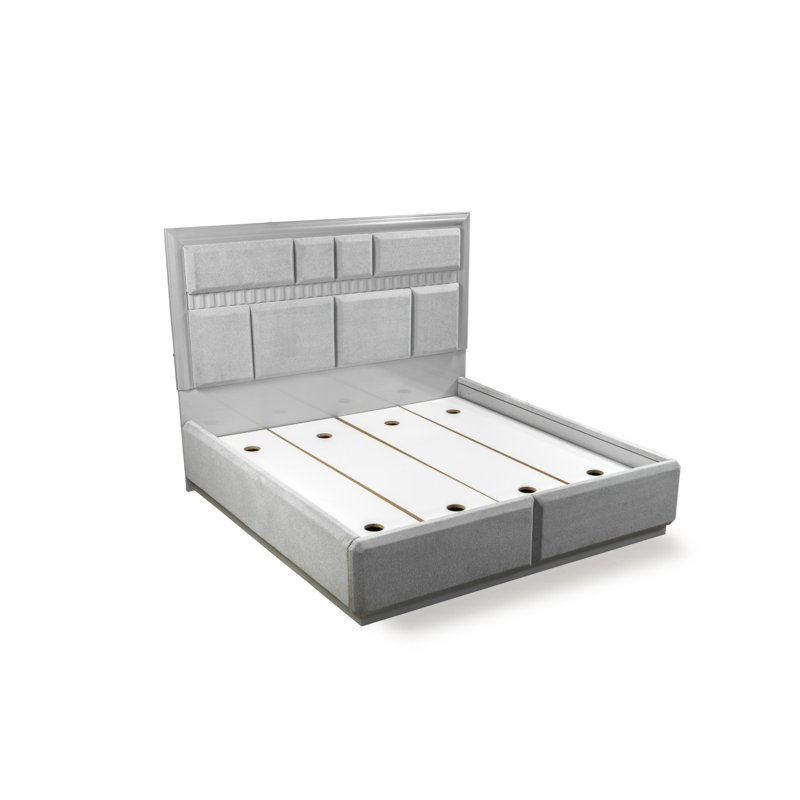 Upholstedred Bed Frame With Headboard