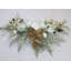 Glittered Poinsettia And Ornaments Christmas Pillar Candle Holder - 24"
