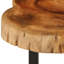 Enprise Coffee Table Solid Acacia Wood 60x55x25 cm