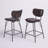Dawlish Upholstered Counter Stool with Metal Frame-742066187