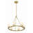 Rashana 6 - Light Dimmable Wagon Wheel Chandelier