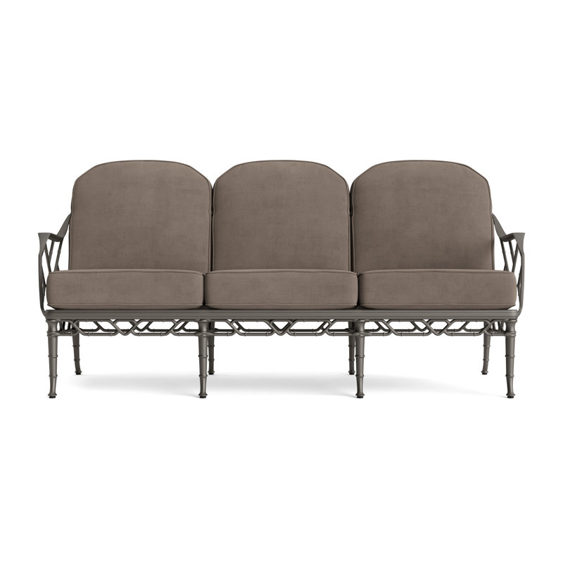 Calcutta Outdoor 3 - Seat Patio Sofa, Mica, Fusion Moccasian