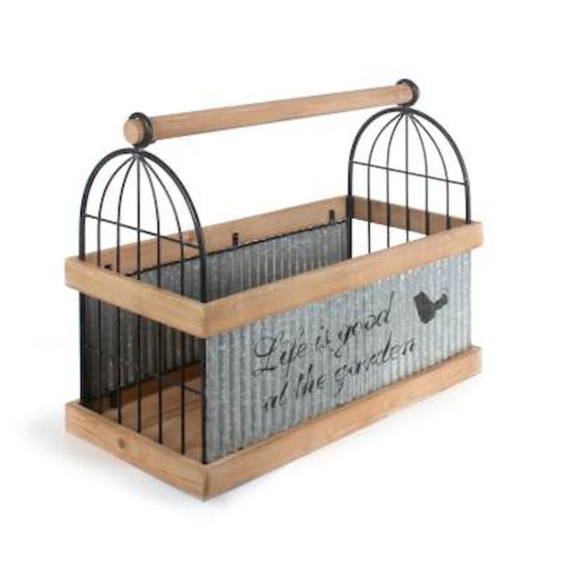 Panier en bois manufacturé cage