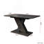 Table de salle à manger, console multifonctionnelle extensible avec base en X robuste