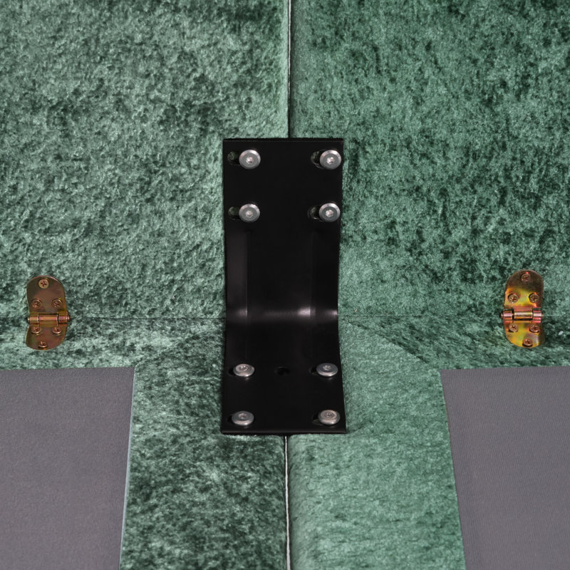  Canapé modulaire rembourré en velours de 74,8 po de largeur, 2 pièces, Vert