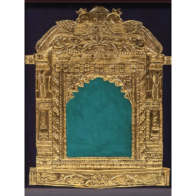 «Golden Arch», peinture encadrée de Tanjore