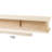 Muirwood Maple Wood Fireplace Mantel Shelf Elegant Transitional Design with Symmetrical Top-86452904-86452903