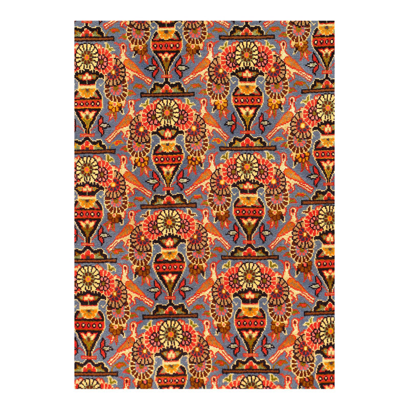 Fela One-of-a-Kind Rectangle 4'8" X 7'7" Hand Knotted Area Rug