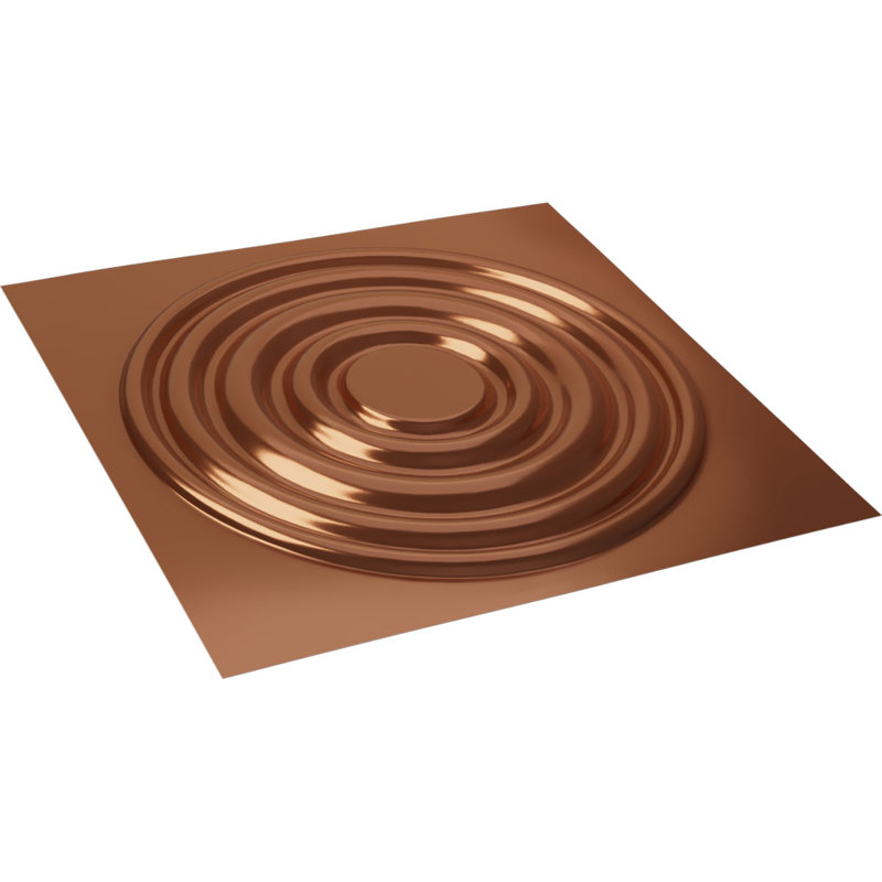 Wade EnduraWall Decorative 3D Wall Panel, Bright Coat Copper