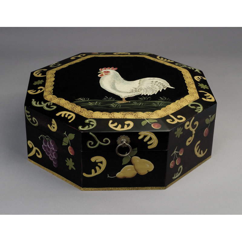 Rooster Octagonal Decorative Box