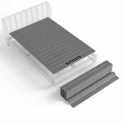 Gile 0.68" Heavy Duty Horizontal Mattress Support Wooden Bunkie Board/Slats with Cover by Alwyn Home