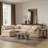 Itala Velvet L-Shaped Sectional Reversible-94482387