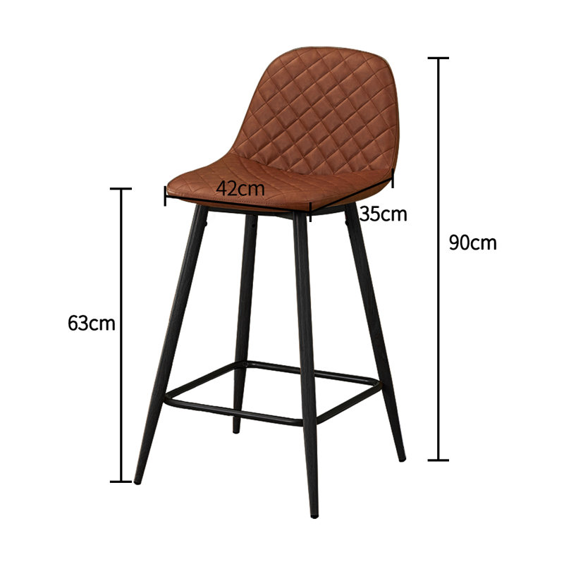 Twickenham Counter Stool, Grey 1, Counter Stool (65cm Seat Height)
