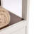 Deprise White Bathroom Storage Cabinet
