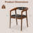 Upholstered Armchairs Set of 2 with Cozy Backrest and Padded Seat Cushion