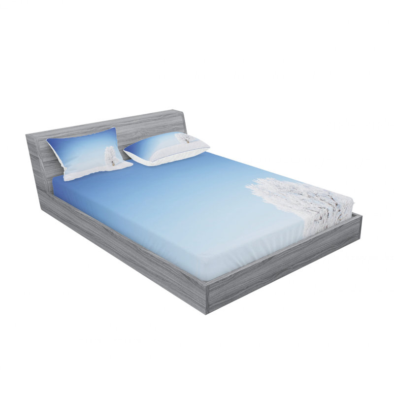 Microfiber Sheet Set, Queen Sheet Set with Fitted Sheet