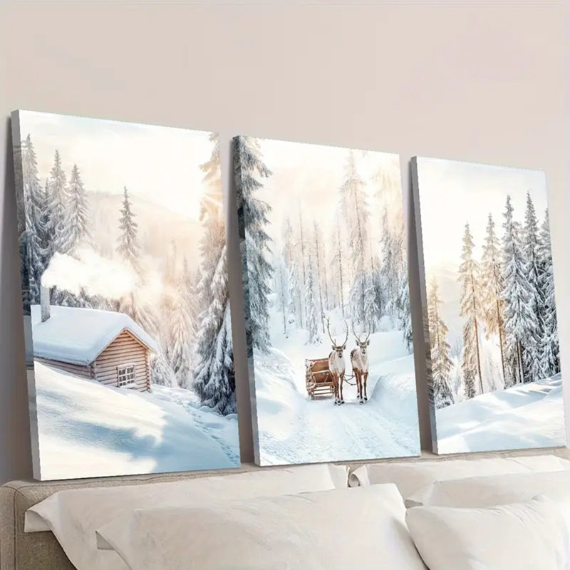 3 Piece Wrapped Canvas Print