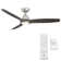 Skylark 3 - Blade Indoor/Outdoor Smart Ceiling Fan with Adjustable CCT 2700K-3000K-4000K-5000K LED Light Kit and Remote Control Included