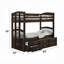 Lit superposé simple avec lit gigogne et tiroirs Stoughton-96432860
