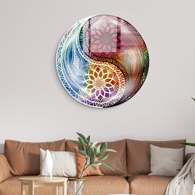 Peinture décorative en verre trempé